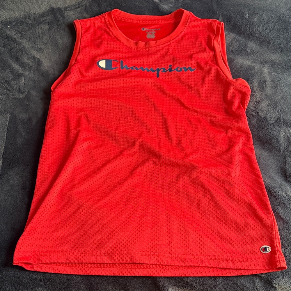 Champion Kids Bright Red Tank Top